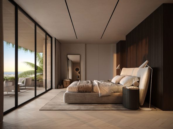 The Sky Marbella Villas - Master Bedroom Profile