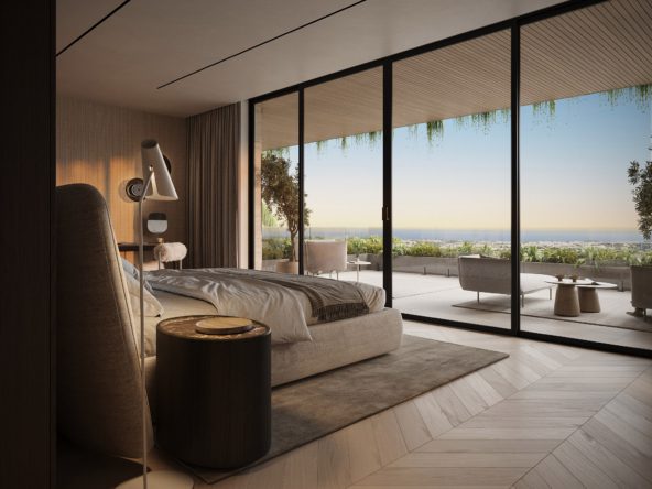 The Sky Marbella Villas - Master Bedroom Views