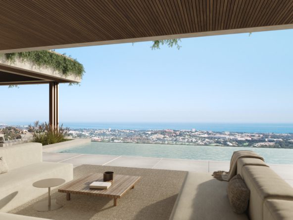 The Sky Marbella Villas - Villa sea view terrace